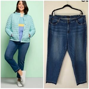 Talbots Slim Ankle Jeans in Tahoe Wash Size Womens Plus 20W
